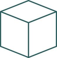 3D Design Line Gradient Icon Line Gradient Icon vector