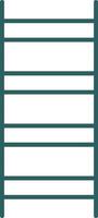 Ladder Line Gradient Icon vector