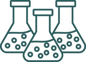 Chemistry Line Gradient Icon vector