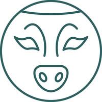 Sloth Line Gradient Icon vector