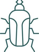 Insect Line Gradient Icon vector