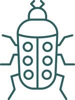 Insect Line Gradient Icon vector