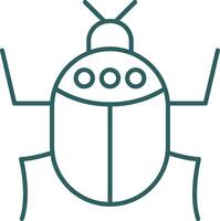 Insect Line Gradient Icon vector