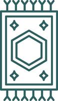 Carpet Line Gradient Icon vector
