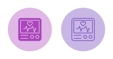 Heart Rate Monitor Vector Icon