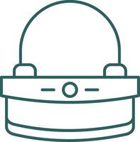 Clutch Line Gradient Icon vector