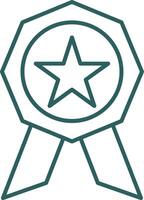 Best Seller Line Gradient Icon vector