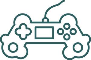 Gaming Line Gradient Icon vector