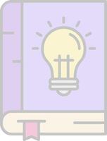 Knowledge Line Filled Light Icon vector