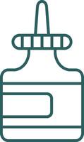 Glue Line Gradient Icon vector