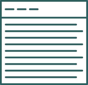 Web Line Gradient Icon vector