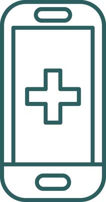 Health Line Gradient Icon