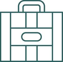 Suitcase Line Gradient Icon vector