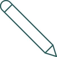 Pencil Line Gradient Icon vector