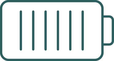 Battery Line Gradient Icon vector
