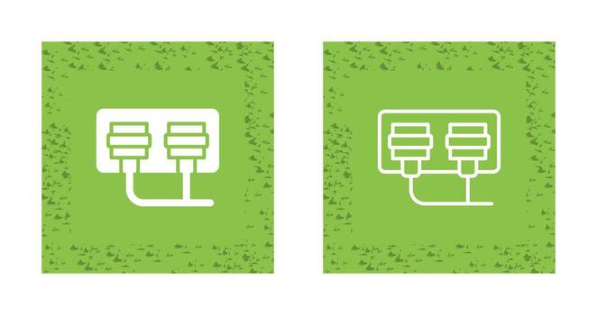 icono de vector de enchufe