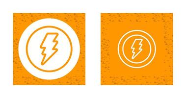 Lightning bolt Vector Icon