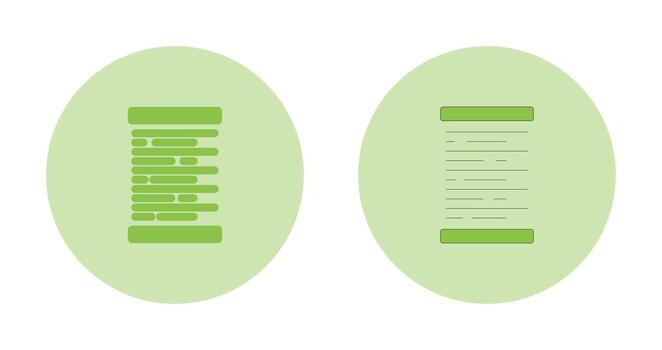 izquierda alineación vector icono