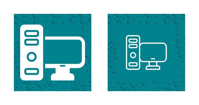 Computer Vector Icon