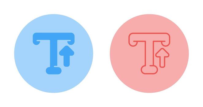 icono de vector de tipografía