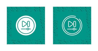 Video Next Track Button Vector Icon