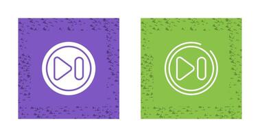Next Track Button Vector Icon