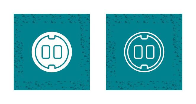 icono de vector de enchufe