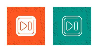 Next Track Square Vector Icon