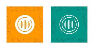 Audio Spectrum Circle Vector Icon