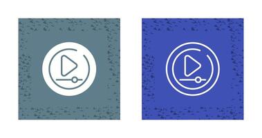 Video Play Circle Vector Icon