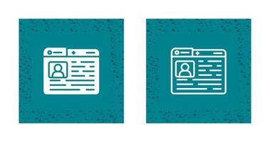Profile Vector Icon