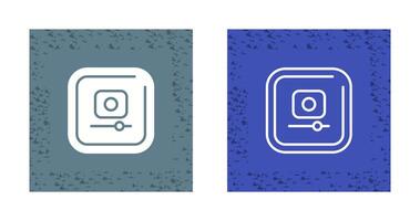 Video Record Square Vector Icon