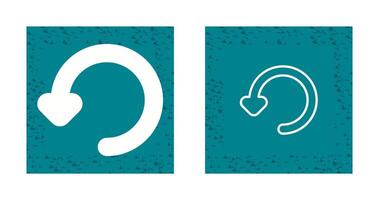 Rotate Left Vector Icon