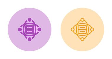 Cluster Server Vector Icon