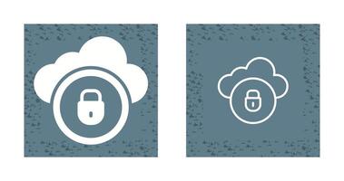 Cloud Security Vector Icon