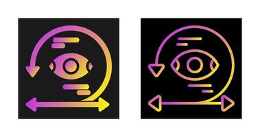 icono de vector de visualización