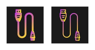 Printer Cable Vector Icon