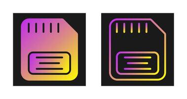 Memory Card Vector Icon