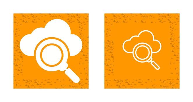 Cloud Server Vector Icon