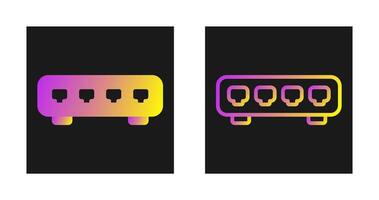 Ethernet Switch Vector Icon