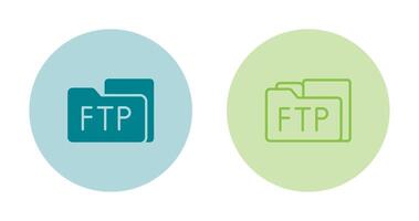 FTP Access Vector Icon