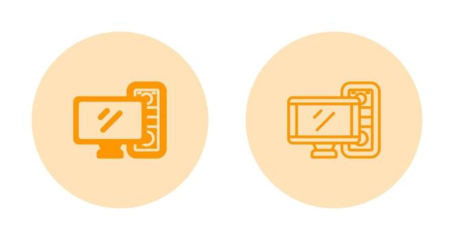 Computer Vector Icon