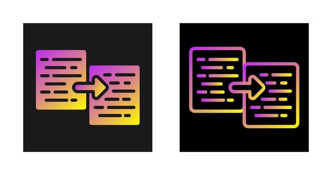 documento Copiar vector icono