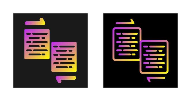 documento unir vector icono