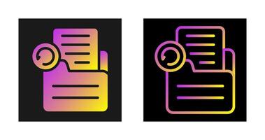 Document Undo Vector Icon
