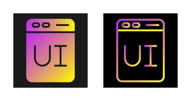 User Interface Design Vector Icon