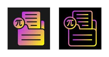 Document Insert Formula Vector Icon