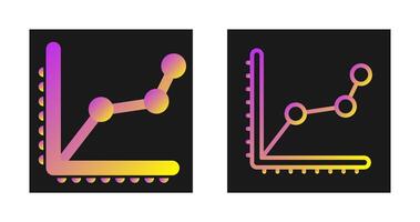 Line Chart Vector Icon