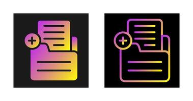 Document Add Vector Icon