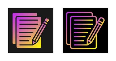 Document Edit Vector Icon